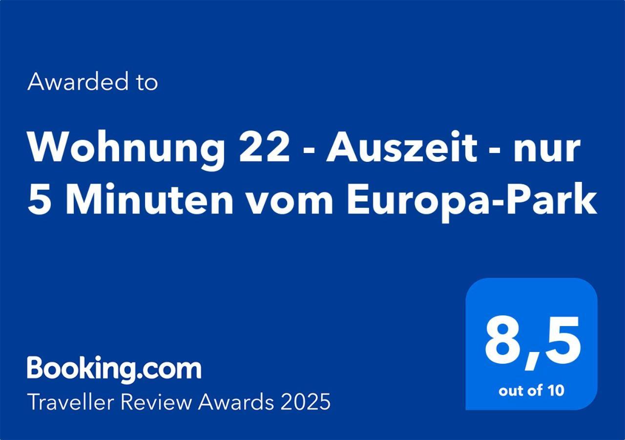 Wohnung 22 - Auszeit - Nur 5 Minuten Vom Europa-Park Kappel-Grafenhausen Eksteriør billede